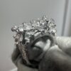 This picture is of a finished wax cast silver ring for the wax casting workshop