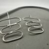 Triple Oval Dangle Earings1